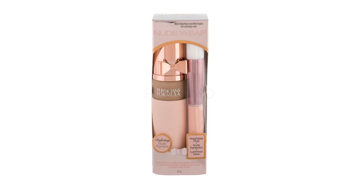 Physicians Formula Nude Wear Touch of Glow Poklon set tekući puder 30