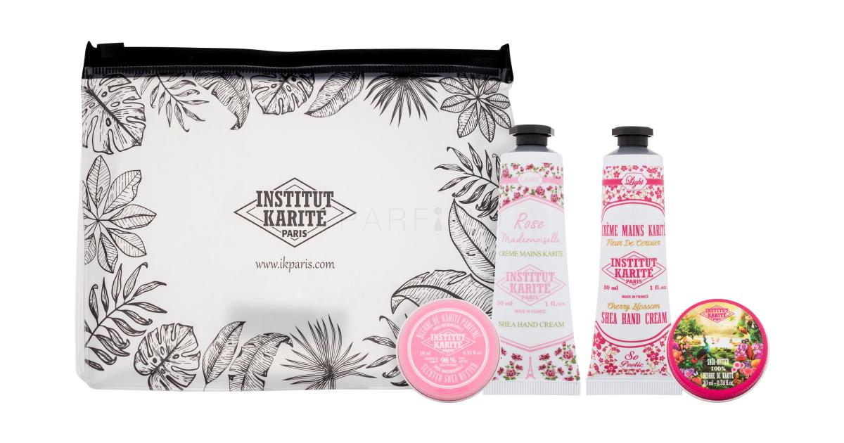 Institut Karité Shea Hand Cream Cherry Blossom Poklon set krema za ruke