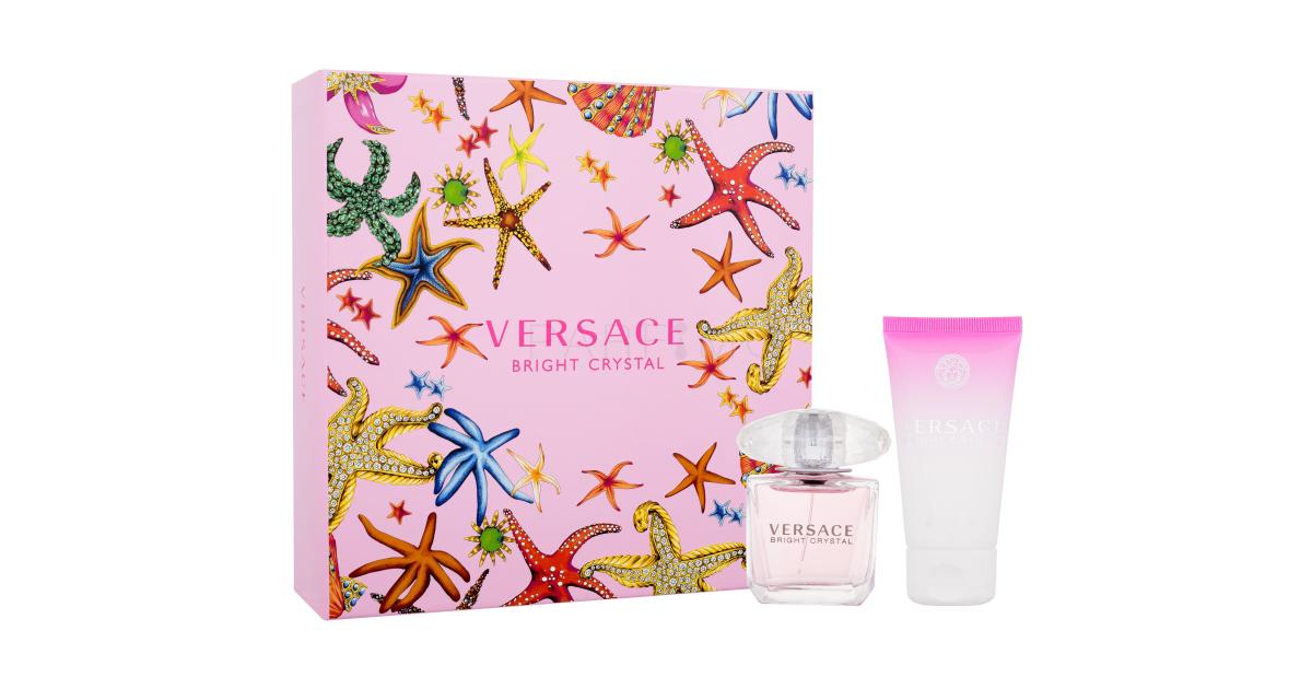 Versace Bright Crystal Set Poklon Set Toaletna Voda Ml Losion Za