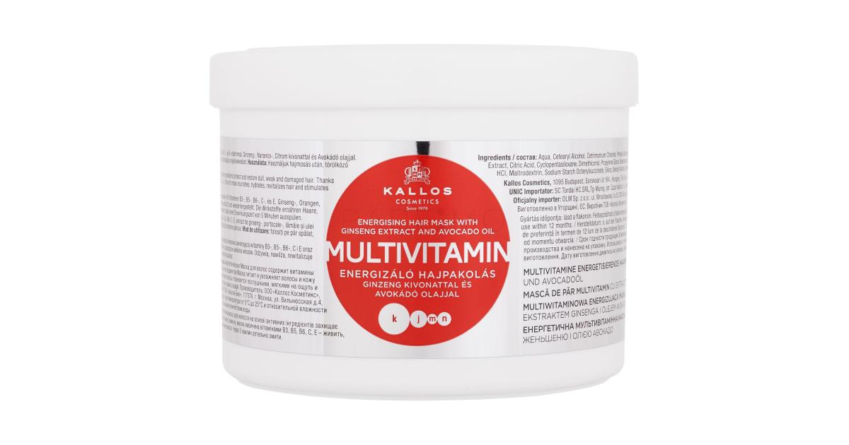 Kallos Cosmetics Multivitamin Maske Za Kosu Za Ene Lijepa Hr