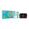 Versace Pour Femme Dylan Turquoise Poklon set toaletna voda 100 ml + gel za tuširanje 100 ml + gel za tijelo 100 ml + torbica