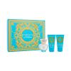 Versace Pour Femme Dylan Turquoise Poklon set toaletna voda 50 ml + gel za tuširanje 50 ml + gel za tijelo 50 ml