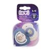 LOVI Night &amp; Day Dynamic Soother Boy 6-18m Duda za djecu 2 kom