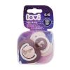 LOVI Night &amp; Day Dynamic Soother Girl 6-18m Duda za djecu 2 kom