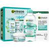 Garnier Skin Naturals Hyaluronic Aloe for Hydrating Poklon set gel za kožu Skin Naturals Hyaluronic Aloe Jelly dnevna hidratantna njega 50 ml + micelarna voda Skin Naturals micelarna hijaluronska aloe voda 400 ml + maska za kožu Skin Naturals Hyaluronic Aloe Serum Tissue Mask 28 g