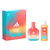 Adidas Vibes Happy Feels Poklon set parfemska voda 100 ml + gel za tuširanje 100 ml