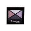 Rimmel London Glam Eyes Quad Sjenilo za oči za žene 4,2 g Nijansa 023 Beauty Spells