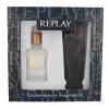 Replay Jeans Original! For Him Poklon set toaletna voda 30 ml + gel za tuširanje 100 ml