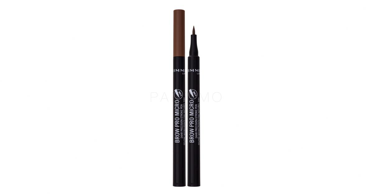 Rimmel London Brow Pro Micro 24hr Precision Stroke Pen Olovke Za Obrve Za žene Lijepahr 2367