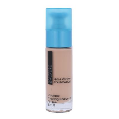 Gabriella Salvete Highlighting Foundation SPF15 Puder za žene 30 ml Nijansa 100 Ivory