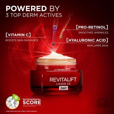 L&#039;Oréal Paris Revitalift Laser X3 Day Cream Dnevna krema za lice za žene 50 ml