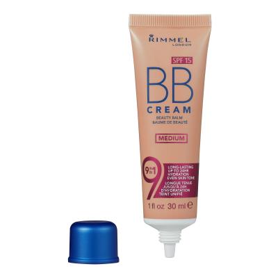 Rimmel London BB Cream 9in1 SPF15 BB krema za žene 30 ml Nijansa Medium