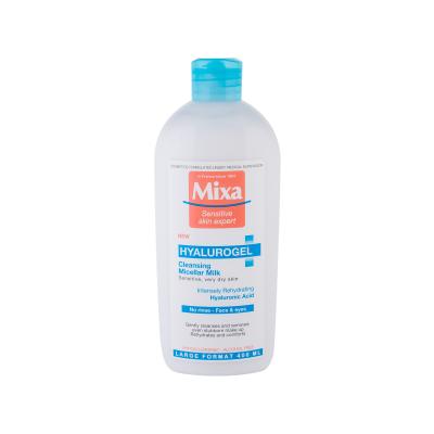 Mixa Hyalurogel Micellar Milk Mlijeko za čišćenje lica za žene 400 ml