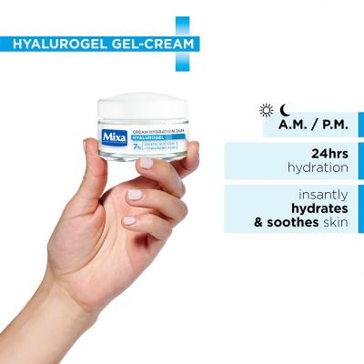 Mixa Hyalurogel Dnevna krema za lice za žene 50 ml