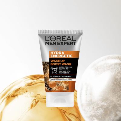 L&#039;Oréal Paris Men Expert Hydra Energetic Wake-Up Effect Gel za čišćenje lica za muškarce 100 ml