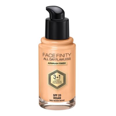 Max Factor Facefinity All Day Flawless SPF20 Puder za žene 30 ml Nijansa W62 Warm Beige