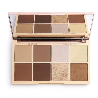 Makeup Revolution London Roxxsaurus Highlight &amp; Contour Paleta za konturiranje za žene 20 g