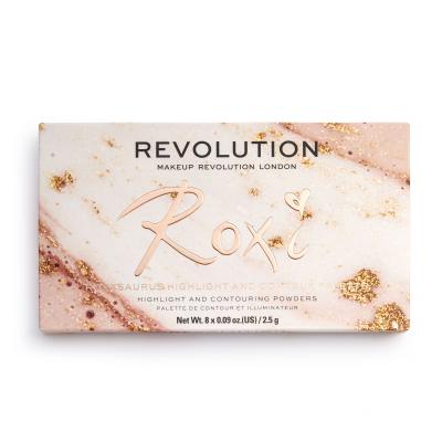 Makeup Revolution London Roxxsaurus Highlight &amp; Contour Paleta za konturiranje za žene 20 g