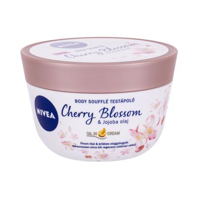 Nivea Body Soufflé Cherry Blossom & Jojoba Oil Krema za tijelo za žene 200 ml