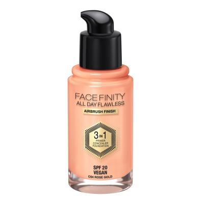 Max Factor Facefinity All Day Flawless SPF20 Puder za žene 30 ml Nijansa C64 Rose Gold