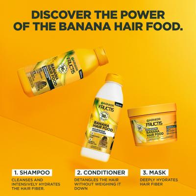 Garnier Fructis Hair Food Banana Nourishing Shampoo Šampon za žene 350 ml