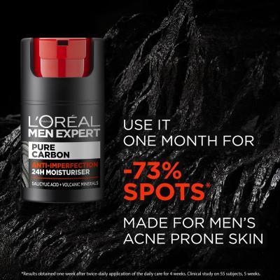 L&#039;Oréal Paris Men Expert Pure Carbon Anti-Imperfection Daily Care Dnevna krema za lice za muškarce 50 ml