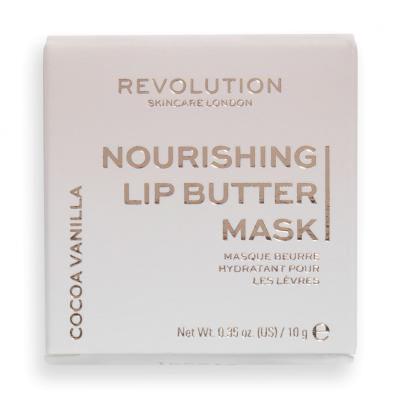 Revolution Skincare Nourishing Lip Butter Mask Cocoa Vanilla Balzam za usne za žene 10 g