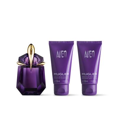 Mugler Alien SET1 Poklon set parfemska voda 30 ml + mlijeko za tuširanje 50 ml + losion za tijelo 50 ml