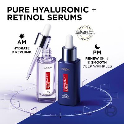 L&#039;Oréal Paris Revitalift Filler HA 1,5% Serum za lice za žene 50 ml