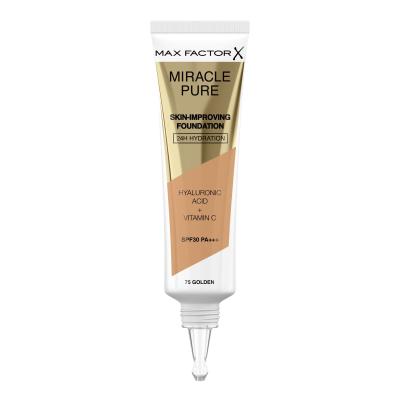 Max Factor Miracle Pure Skin-Improving Foundation SPF30 Puder za žene 30 ml Nijansa 75 Golden