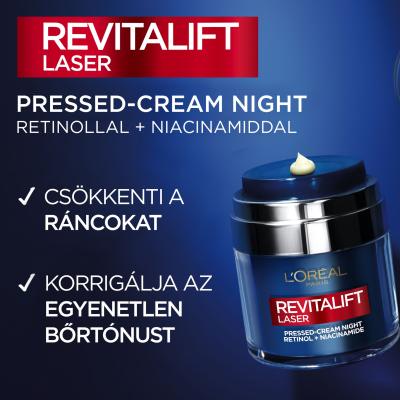 L&#039;Oréal Paris Revitalift Laser Pressed-Cream Night Noćna krema za lice za žene 50 ml