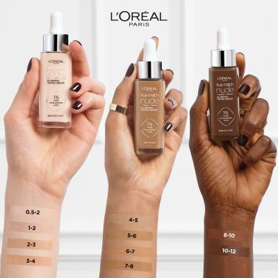 L&#039;Oréal Paris True Match Nude Plumping Tinted Serum Puder za žene 30 ml Nijansa 2-3 Light