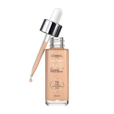 L&#039;Oréal Paris True Match Nude Plumping Tinted Serum Puder za žene 30 ml Nijansa 2-3 Light