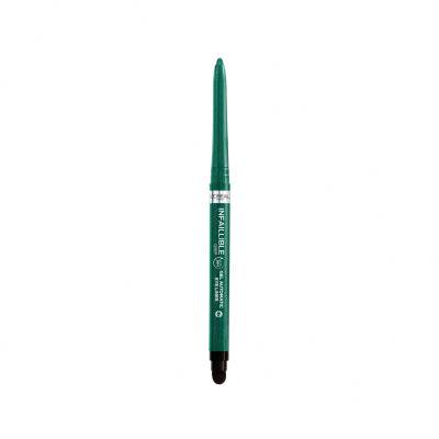 L&#039;Oréal Paris Infaillible Grip 36H Gel Automatic Eye Liner Olovka za oči za žene 1,2 g Nijansa 008 Emerald Green