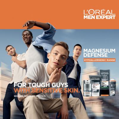 L&#039;Oréal Paris Men Expert Magnesium Defence Face Wash Gel za čišćenje lica za muškarce 100 ml