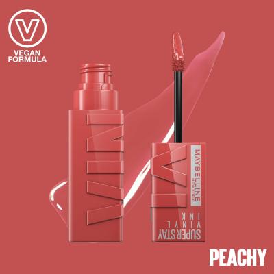 Maybelline Superstay Vinyl Ink Liquid Ruž za usne za žene 4,2 ml Nijansa 15 Peachy