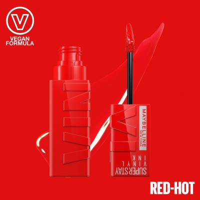 Maybelline Superstay Vinyl Ink Liquid Ruž za usne za žene 4,2 ml Nijansa 25 Red-Hot