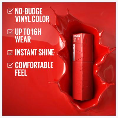 Maybelline Superstay Vinyl Ink Liquid Ruž za usne za žene 4,2 ml Nijansa 25 Red-Hot