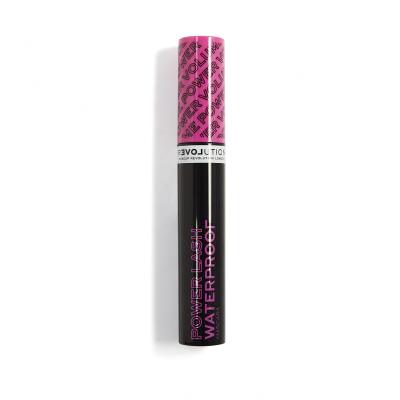 Revolution Relove Power Lash Volume Waterproof Maskara za žene 8 ml Nijansa Black