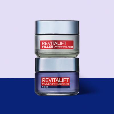 L&#039;Oréal Paris Revitalift Filler HA Duo Set Poklon set dnevna krema za lice Revitalift Filler HA 50 ml + noćna krema za lice Revitalift Filler HA 50 ml