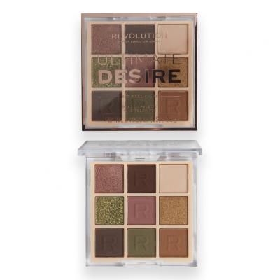 Makeup Revolution London Ultimate Desire Sjenilo za oči za žene 8,1 g Nijansa Stripped Khaki