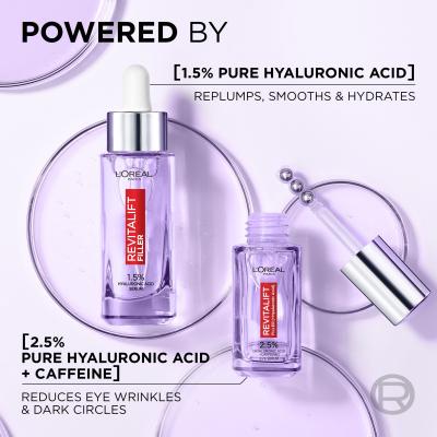 L&#039;Oréal Paris Revitalift Filler HA 1,5% Serum za lice za žene 30 ml