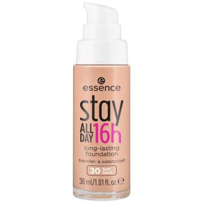 Essence Stay All Day 16h Puder za žene 30 ml Nijansa 30 Soft Sand