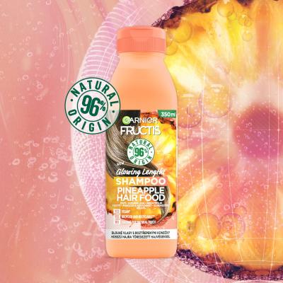 Garnier Fructis Hair Food Pineapple Glowing Lengths Shampoo Šampon za žene 350 ml