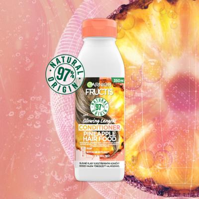 Garnier Fructis Hair Food Pineapple Glowing Lengths Conditioner Regenerator za žene 350 ml