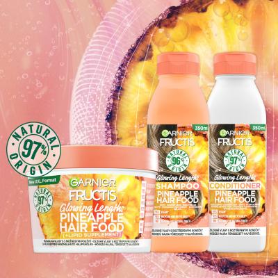 Garnier Fructis Hair Food Pineapple Glowing Lengths Conditioner Regenerator za žene 350 ml