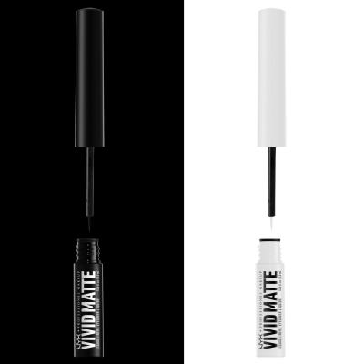 NYX Professional Makeup Vivid Matte Tuš za oči za žene 2 ml Nijansa 01 Black