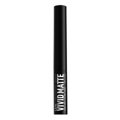 NYX Professional Makeup Vivid Matte Tuš za oči za žene 2 ml Nijansa 01 Black