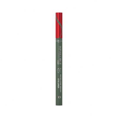 L&#039;Oréal Paris Infaillible Grip 36H Micro-Fine Brush Eye Liner Tuš za oči za žene 0,4 g Nijansa 05 Sage Green