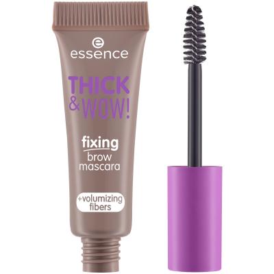 Essence Thick &amp; Wow! Fixing Brow Mascara Maskara za obrve za žene 6 ml Nijansa 01 Caramel Blonde